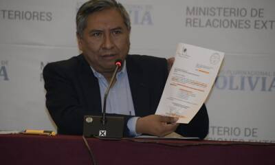 canciller bolivia