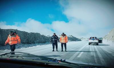 camino de las altas cumbres nieve nevada helada hielo cordoba sierras 1