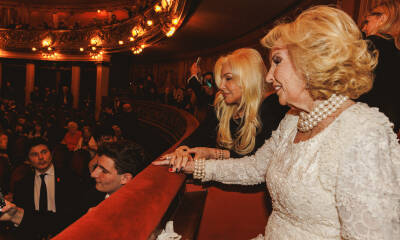 Mirtha Legrand y Susana Gimenez juntas en la gala por los 100 anos de Rene Favaloro en el Teatro Colon 1