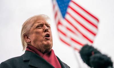 el presidente de eeuu donald trump habla con la prensa antes de partir de la casa blanca a bordo del marine one en washington el 22 de noviembre de 2025